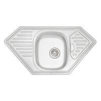 Кухонная мойка Qtap 9550 0,8 мм Satin (QT9550SAT08)