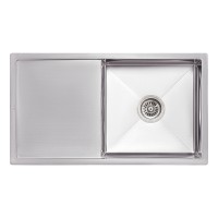 Кухонная мойка Lidz H7844 3.0/1.0 мм Brush (LIDZH7844LBRU3010)
