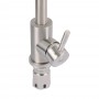 Набор 4 в 1 Qtap кухонная мойка D6045 2.7/1.0 мм Satin + смеситель + сушилка + дозатор для моющего средства