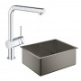 Набір Grohe мийка кухонна K700 31574AL0 + змішувач Minta 32168000