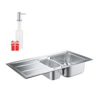 Набір Grohe мийка кухонна K400 31569SD0 + дозатор для миючого засобу Contemporary 40536000