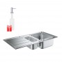 Набір Grohe мийка кухонна K500 31572SD0 + дозатор для миючого засобу Contemporary 40536000