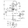 Смеситель для раковины L-размера Grohe Eurosmart New (23537003)