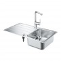 Комплект кухонной мойки и смесителя Grohe K500 (31573SD1)