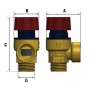 Клапан запобіжний Roho R2001-060 - 1/2' ВН (6 бар) (RO0172)